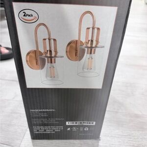 Modern Wall Sconce Light Fixture 2-Pack